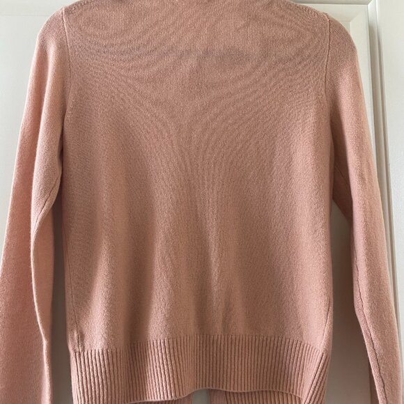 J. Crew 100% Cashmere Cardigan Dusty Pink Size Small EUC - Picture 2 of 4